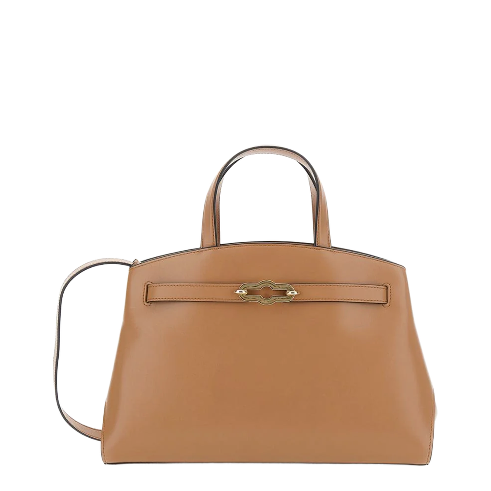 Pimlico Small Leather Handbag Beige - Image 1