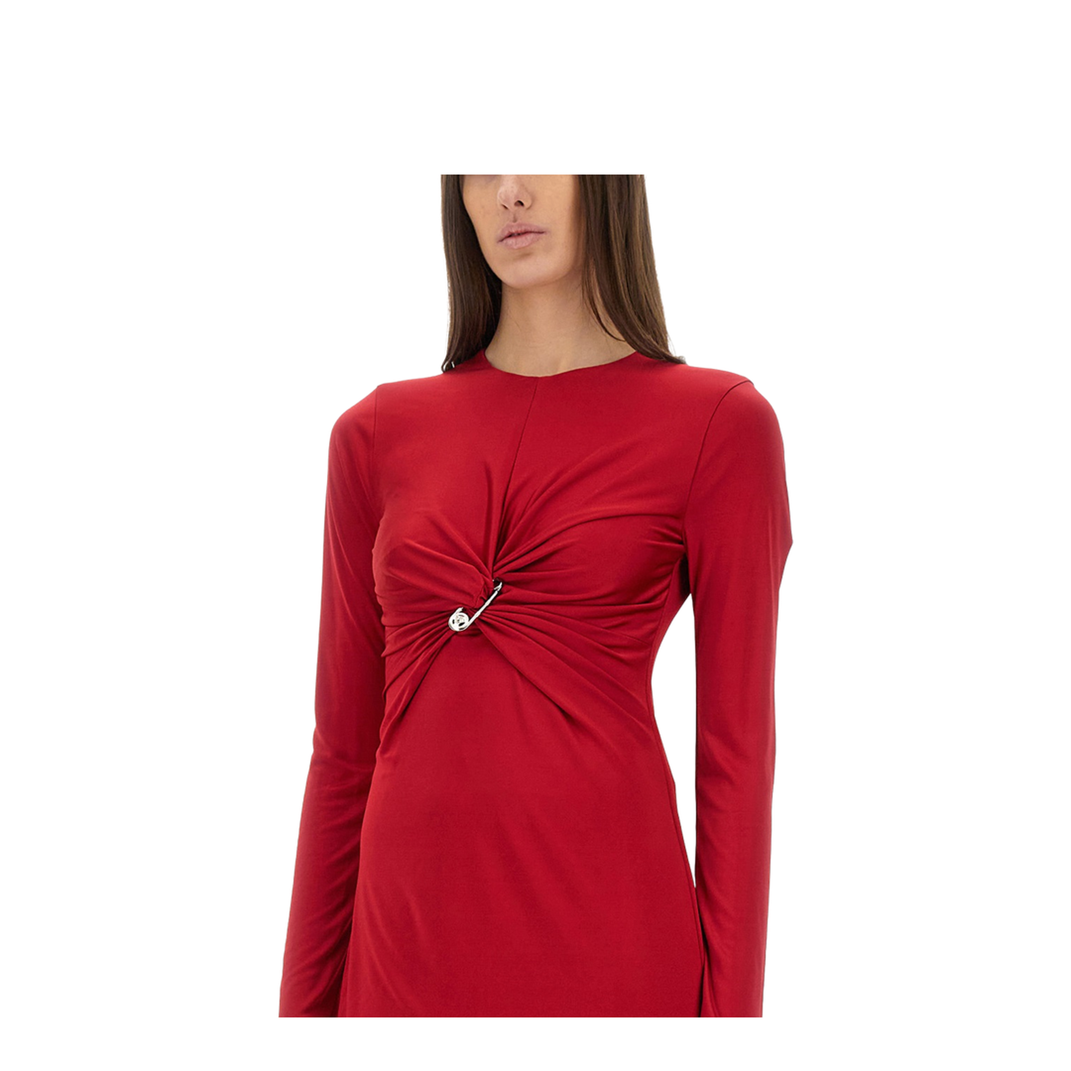 Red Fabric Dress - Image 4