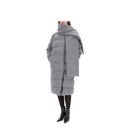 Reversible Coat with Scarf - Image 2