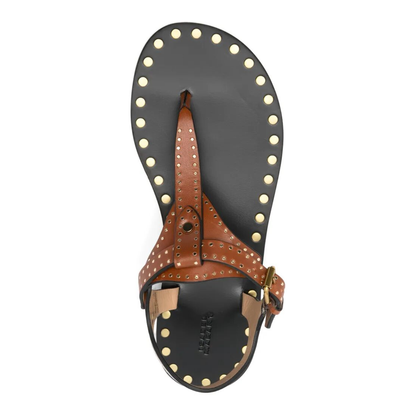 Joonya Studded Flat Sandals - Image 8