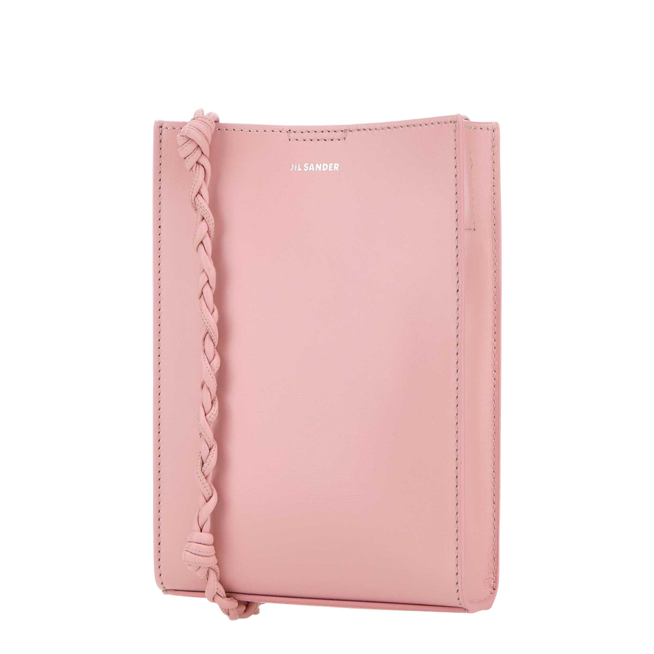 Tangle Small Leather Crossbody Bag - Neon Rose - Image 5