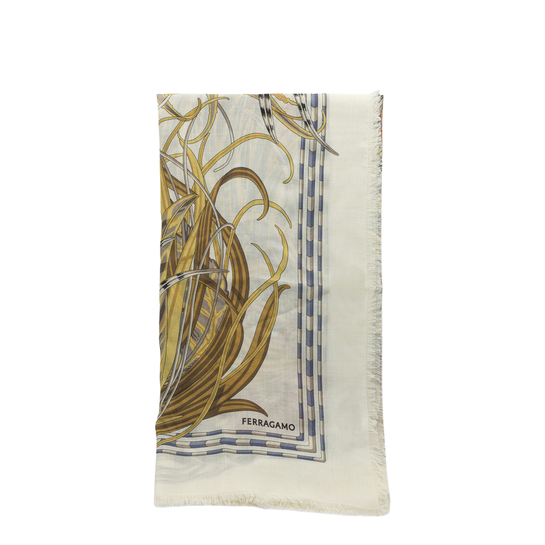 Rooster Cashmere and Silk Scarf - Image 1