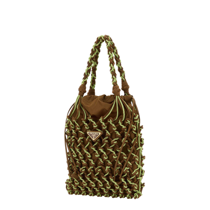 Two-tone Mesh Handbag - Image 2