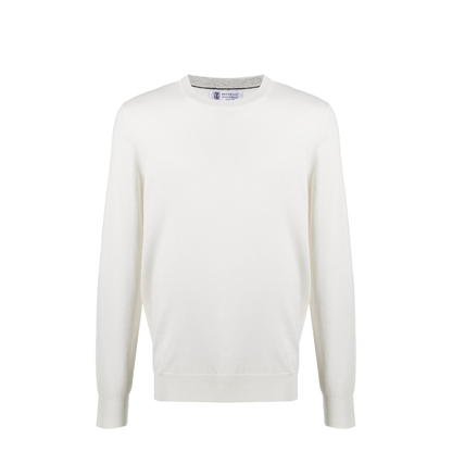 Crewneck Sweater in Panama Color - Image 1