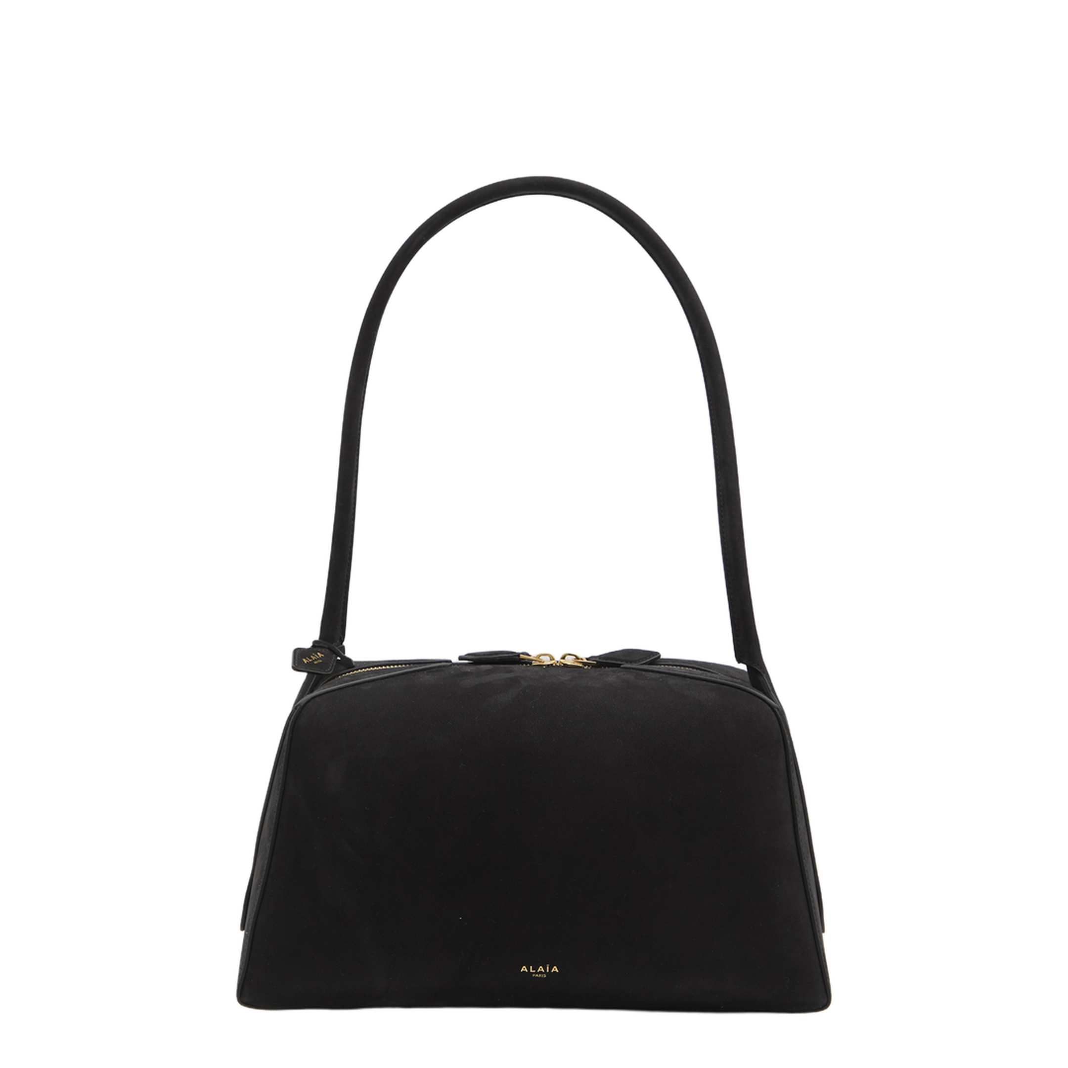 Noir Le Bouledogue Bag in Nubuck - Image 1
