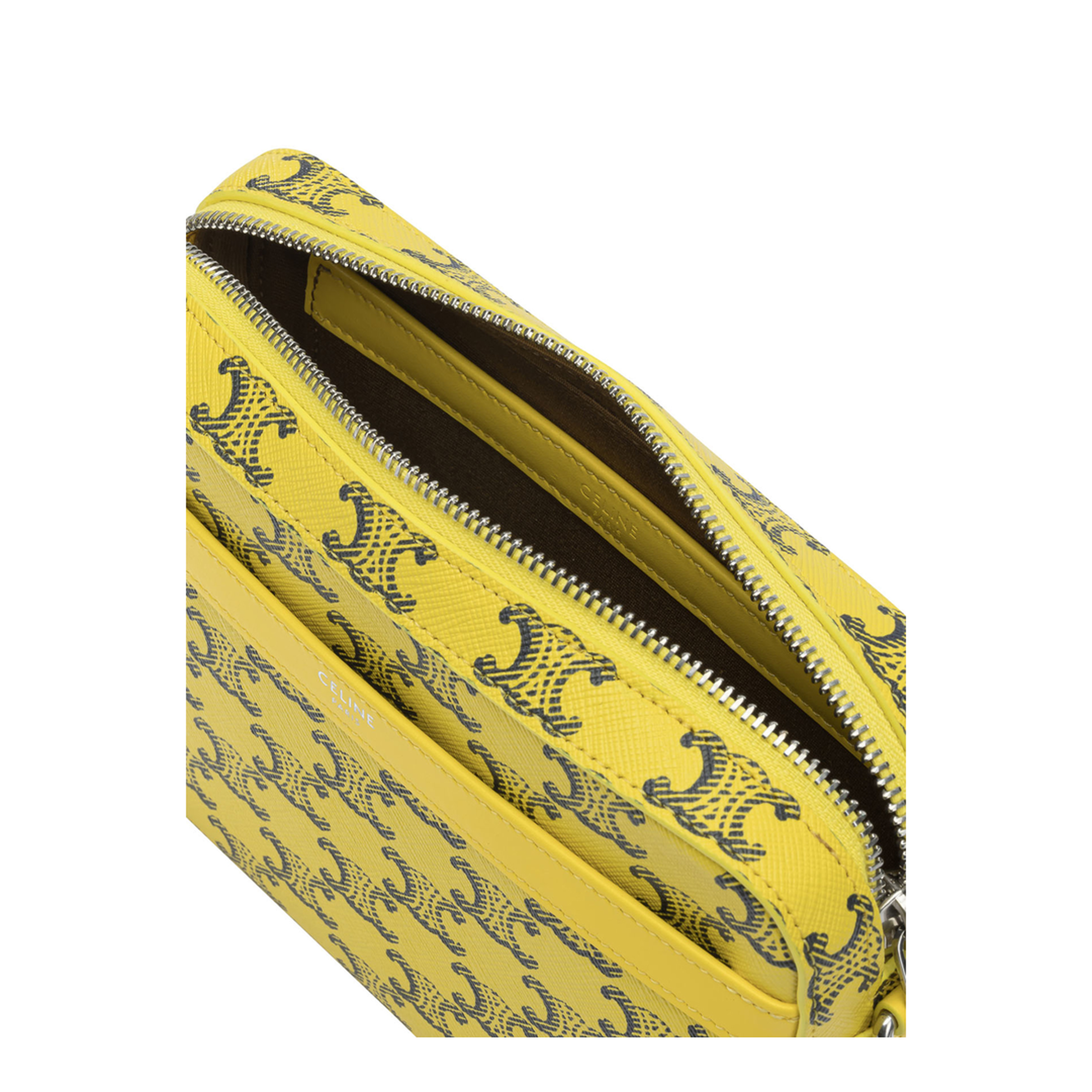 Triomphe Canvas Small Canvas Messenger Bag - Ultra Yellow - Image 5