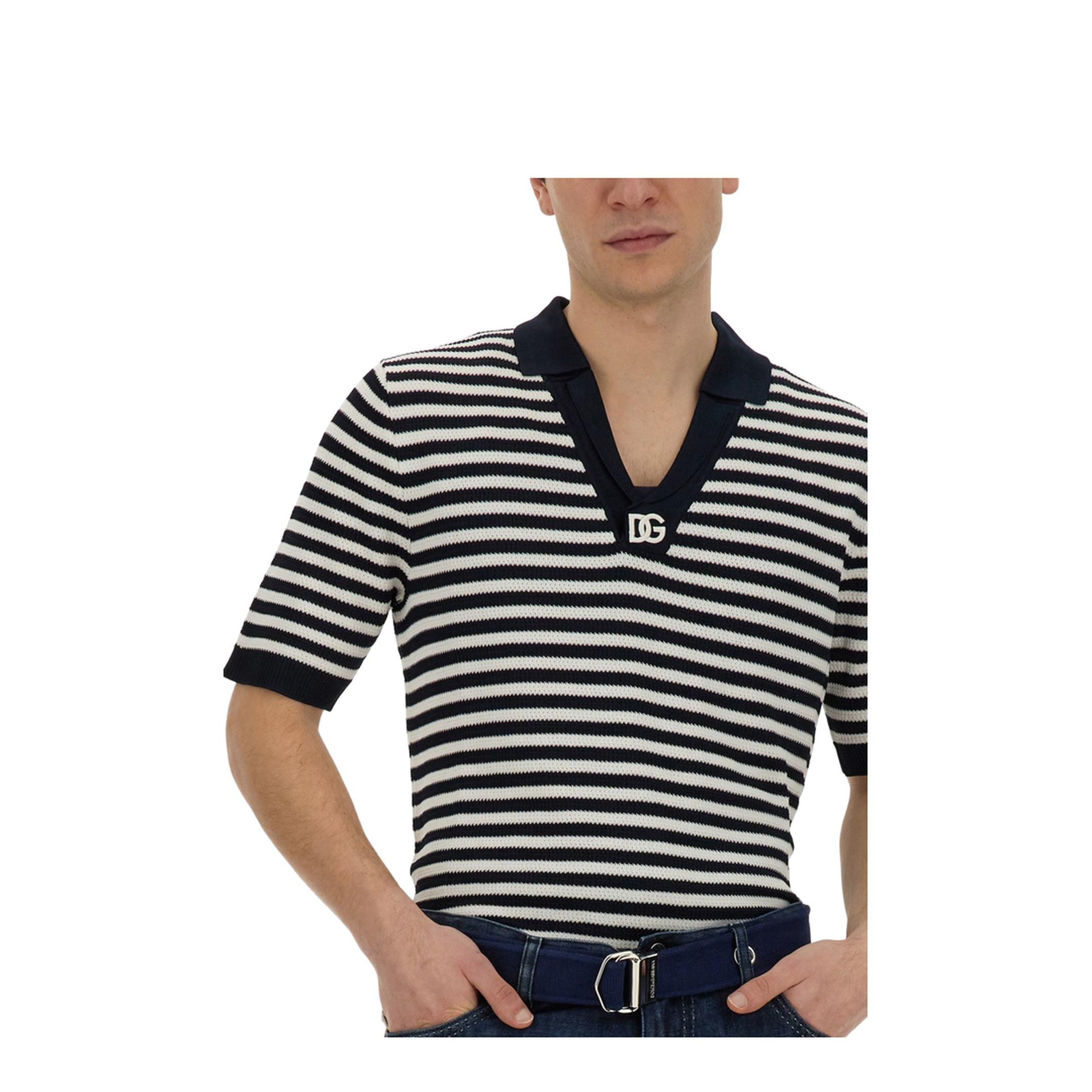 V-Neck Polo Shirt - Image 4