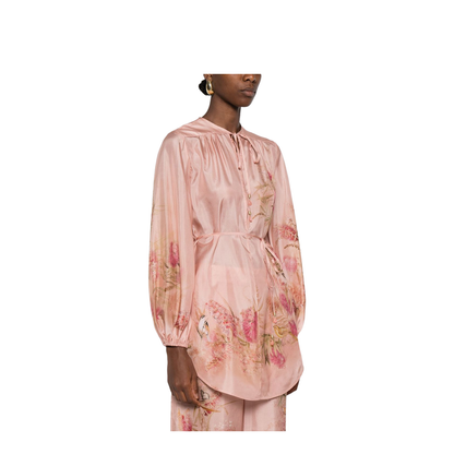 Cascadian Printed Silk Top - Image 3