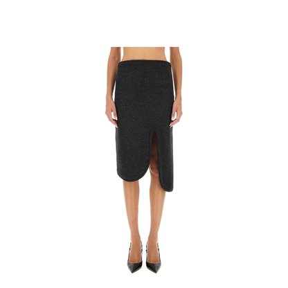 Padded Skirt with Tube Detail - Image 1