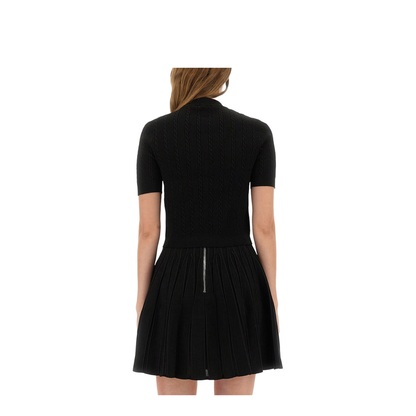 Black Cable Knit Cardigan - Image 2