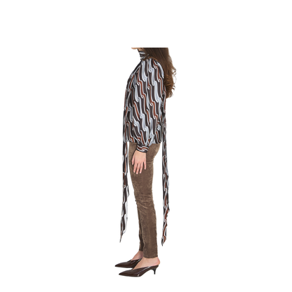 Printed Silk Twill Shirt - Image 3
