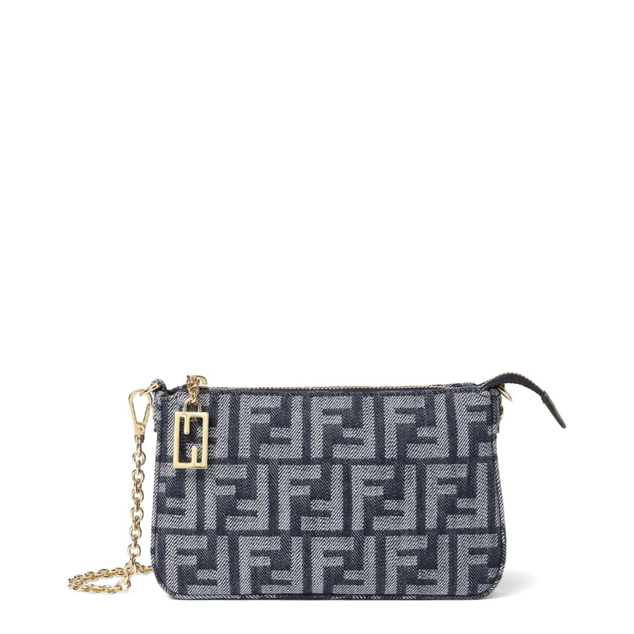 Blue Baguette Mini Clutch - Image 1