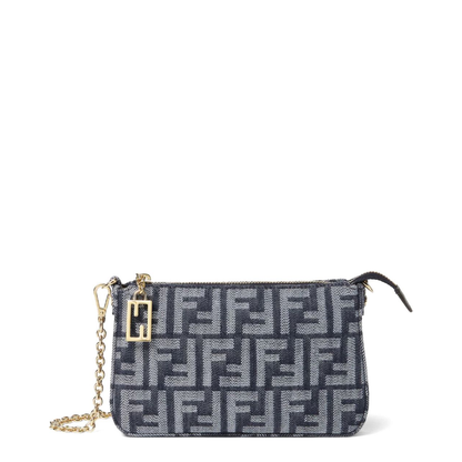 Blue Baguette Mini Clutch - Image 1