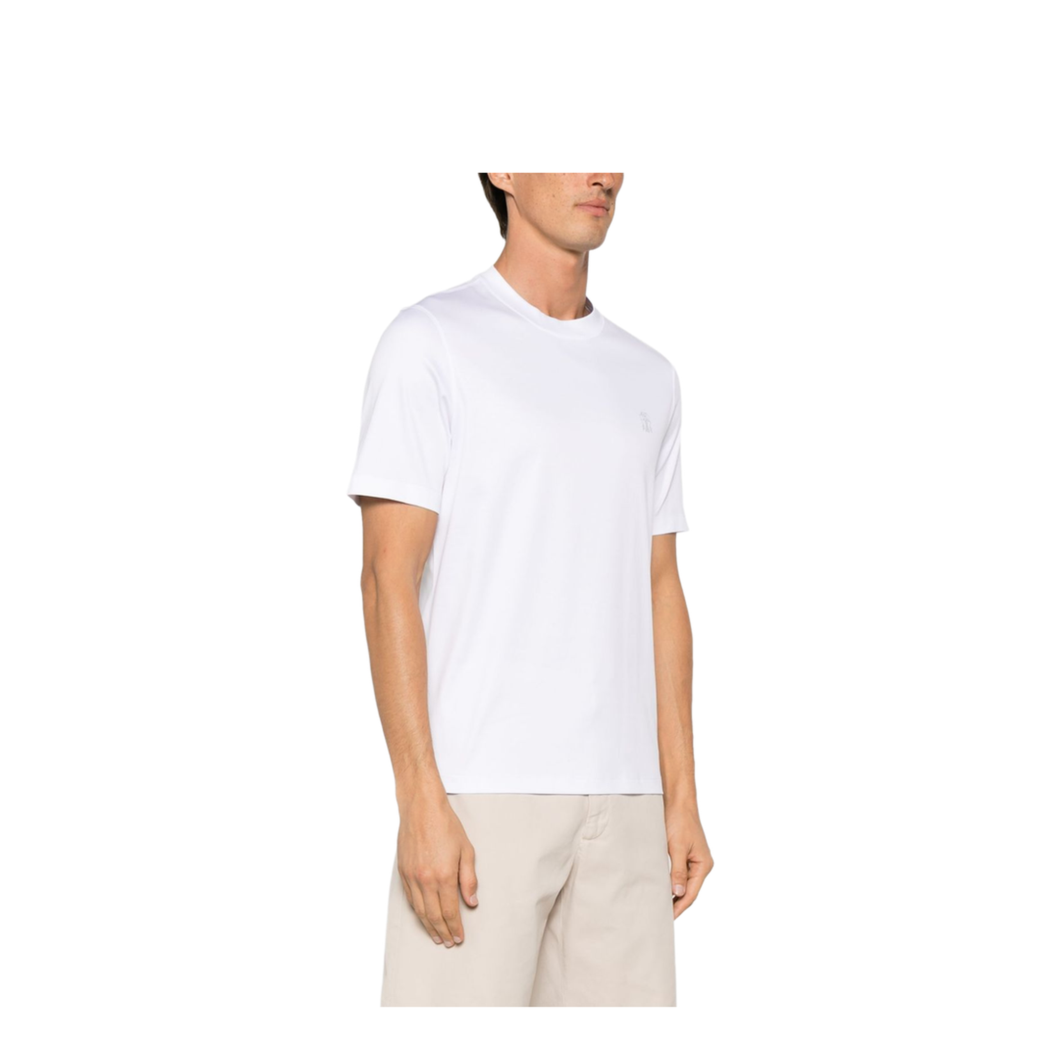 Cotton T-Shirt with Logo Print - Image 3