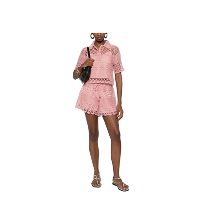 Wanderlust Crochet Cotton Shorts - Image 5