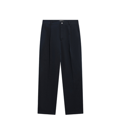 Navy Blue Cotton Trousers - Image 1