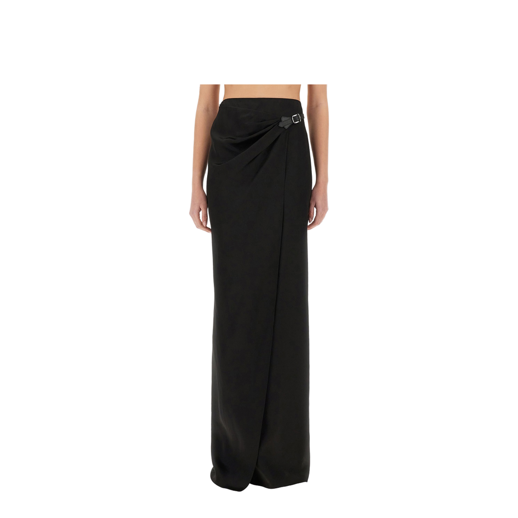 Maxi Wrap Skirt with Belt - Image 1