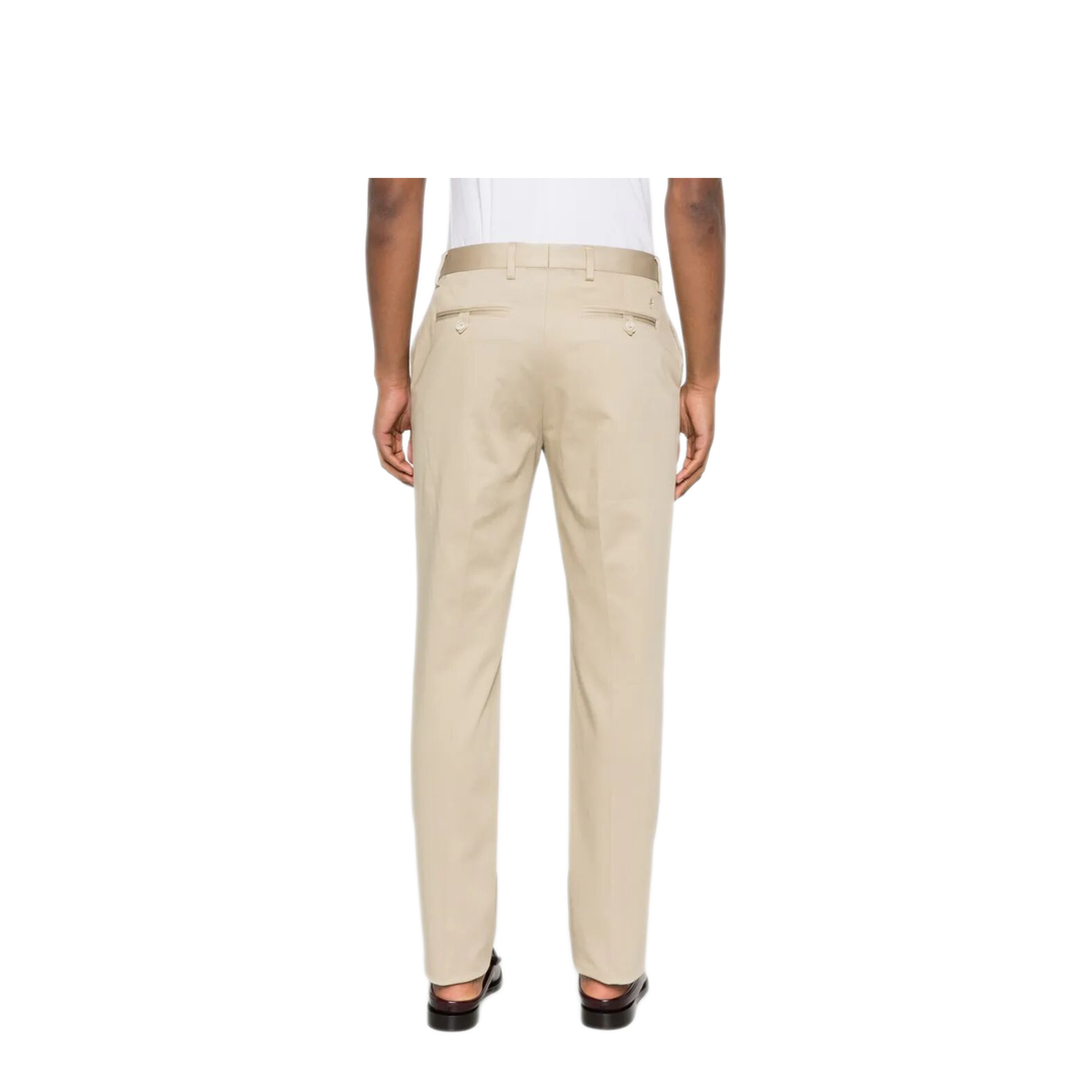 Roma Cotton Straight-Leg Trousers - Image 3