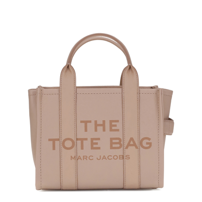 Small Calf Leather Tote - Pink - Image 1