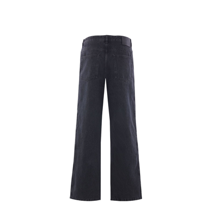 Anagram Baggy Jeans in Denim Black - Image 3