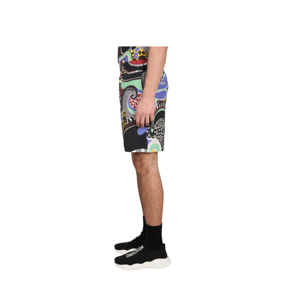 Psychedelic Print Bermuda Shorts - Image 3