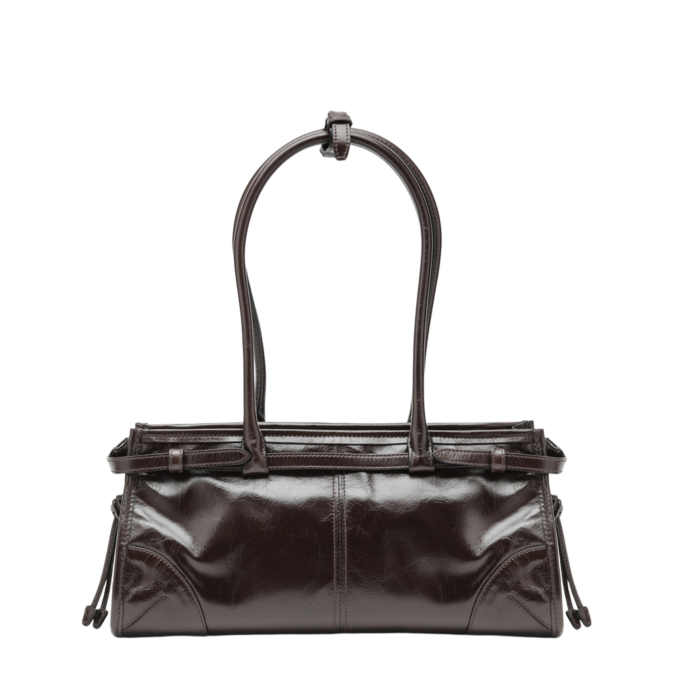 Bonnie Medium Calfskin Handbag - Dark Brown - Image 2