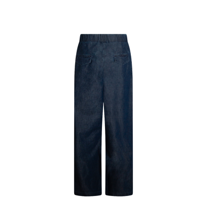 Cotton Wide-Leg Trousers - Image 3