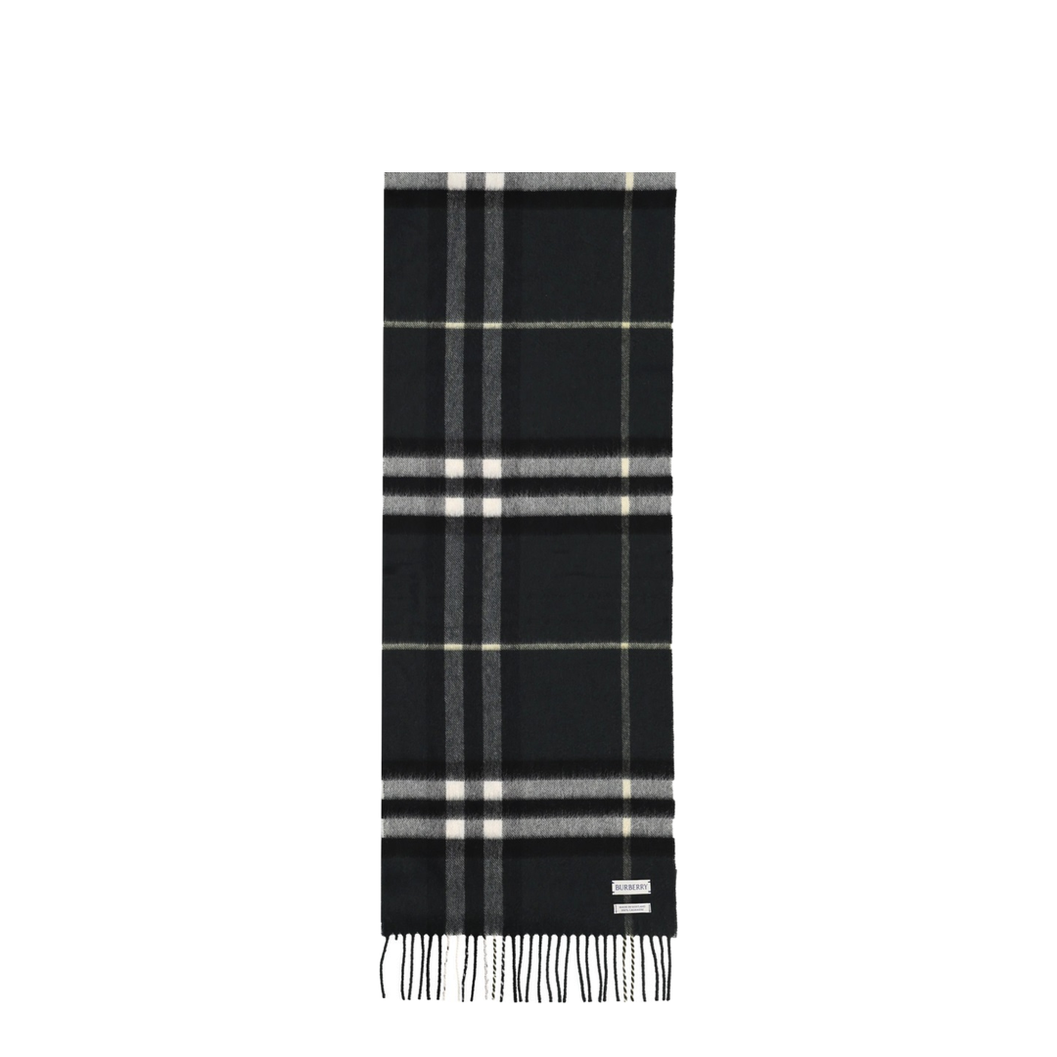 Cashmere Check Scarf - Image 2