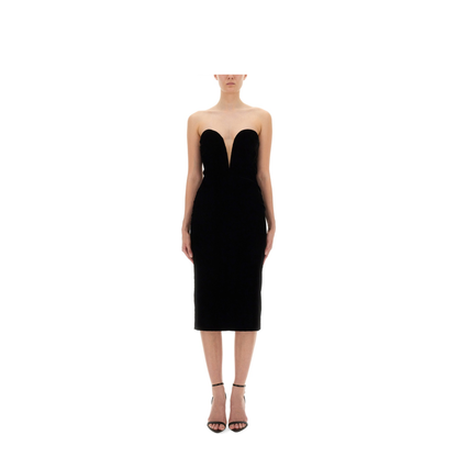 Velvet Cocktail Dress - Image 1