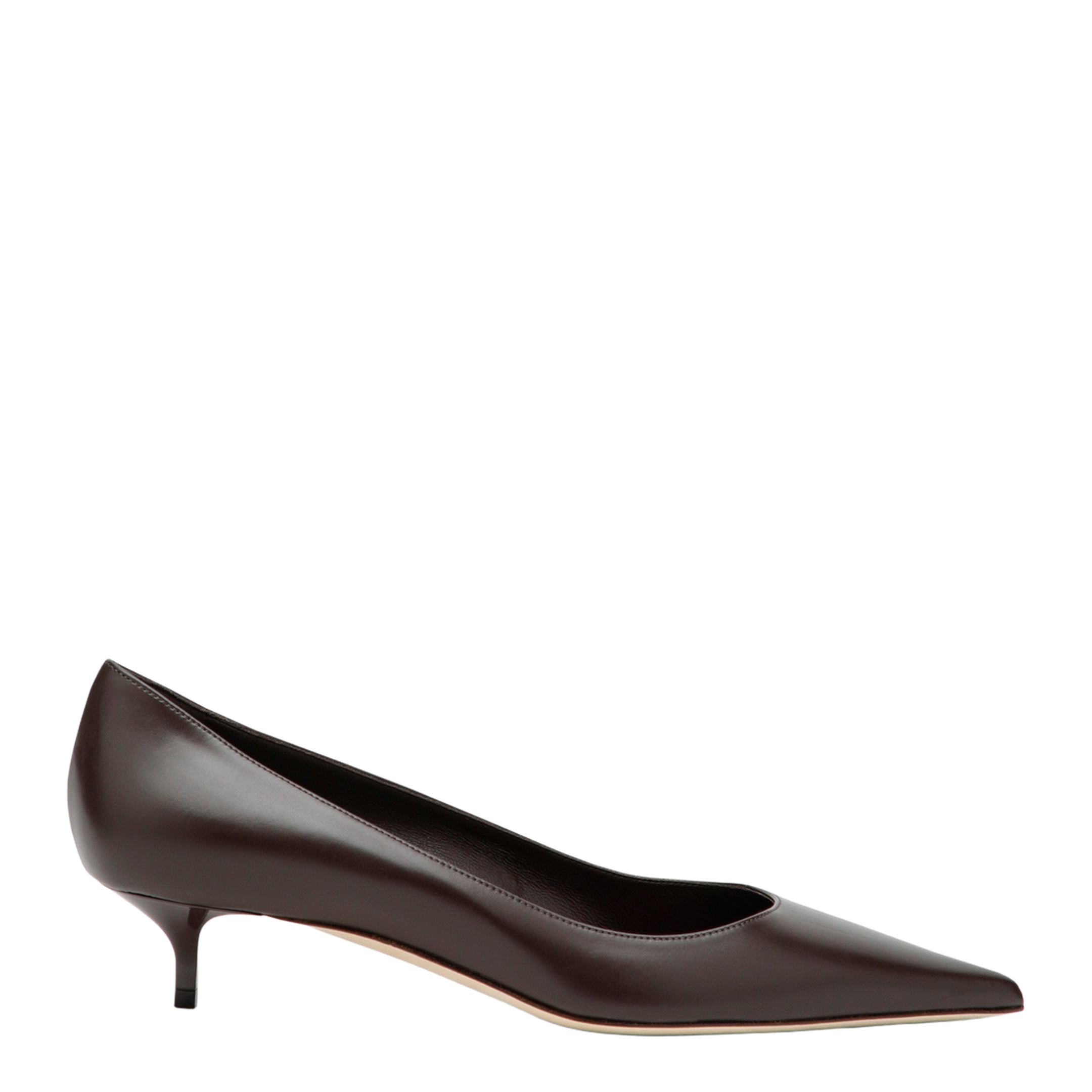 Amelia 35 Pumps in Chocolate Leather - Image 1