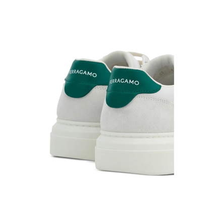 Leather Sneakers with Gancini Patch - Image 3