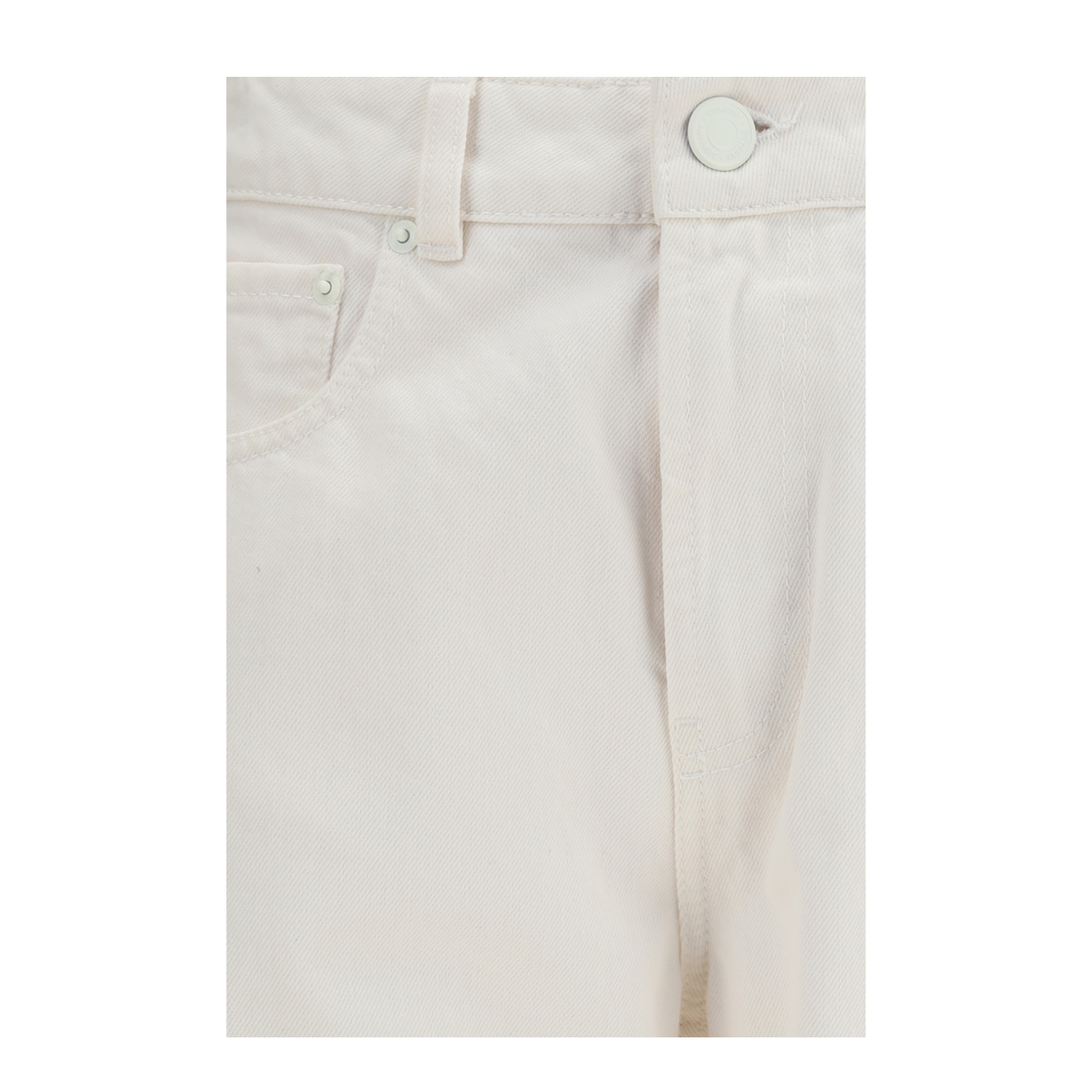 High-rise straight-leg Jeans in cotton - Image 3