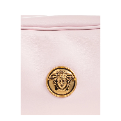 Emblème Nappa Leather Bowling Bag - Pink - Image 6