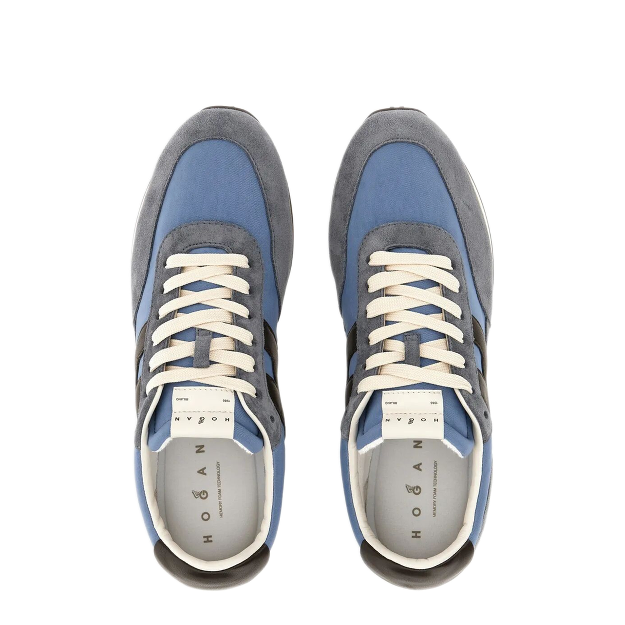 Athletic Suede and Fabric Sneakers - Image 5