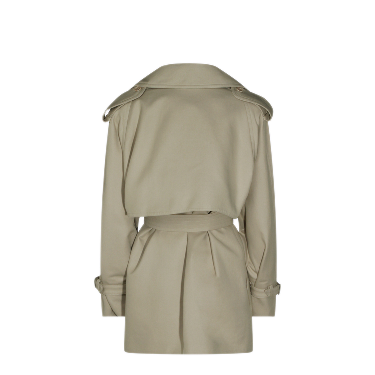 Short Cotton Trench Coat - Image 1