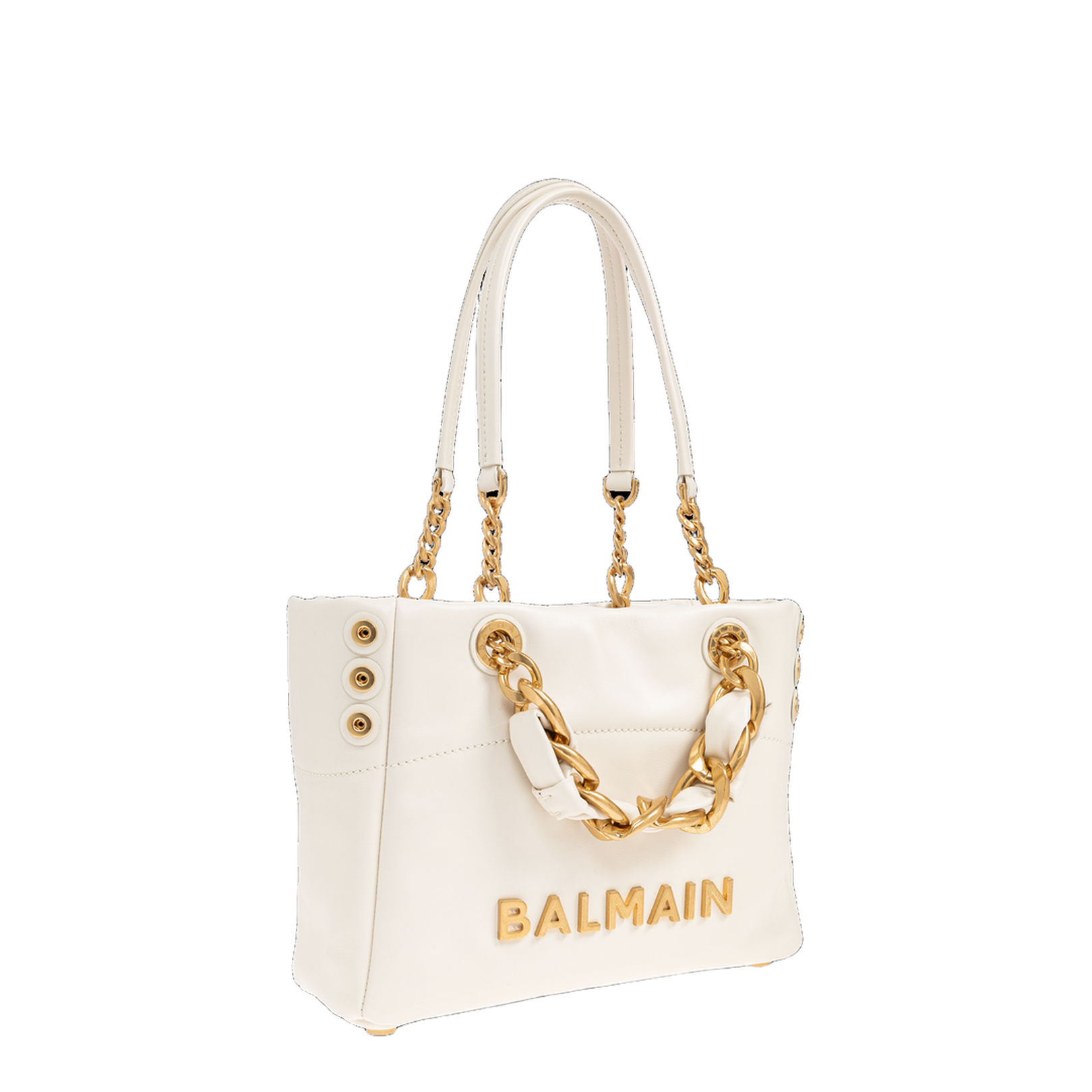 Small 1945 Soft Tote Bag in Crackled Calfskin - Image 4