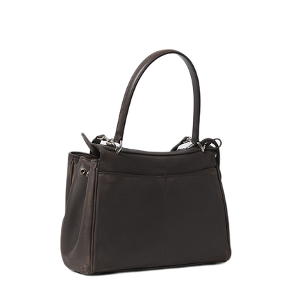 Rodeo Small Calfskin Handbag - Espresso - Image 2