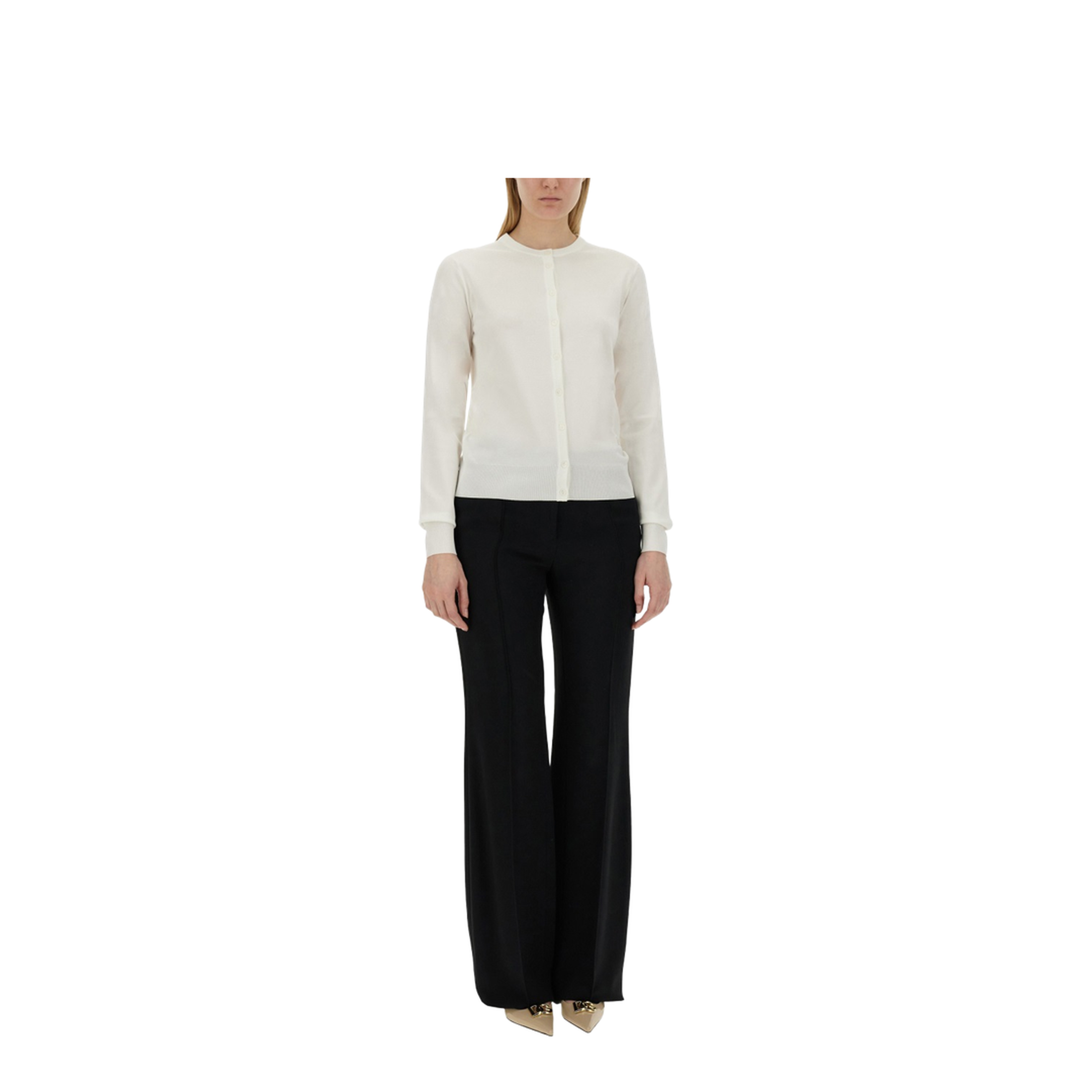 Cardigan With Lace Inlays - Image 2