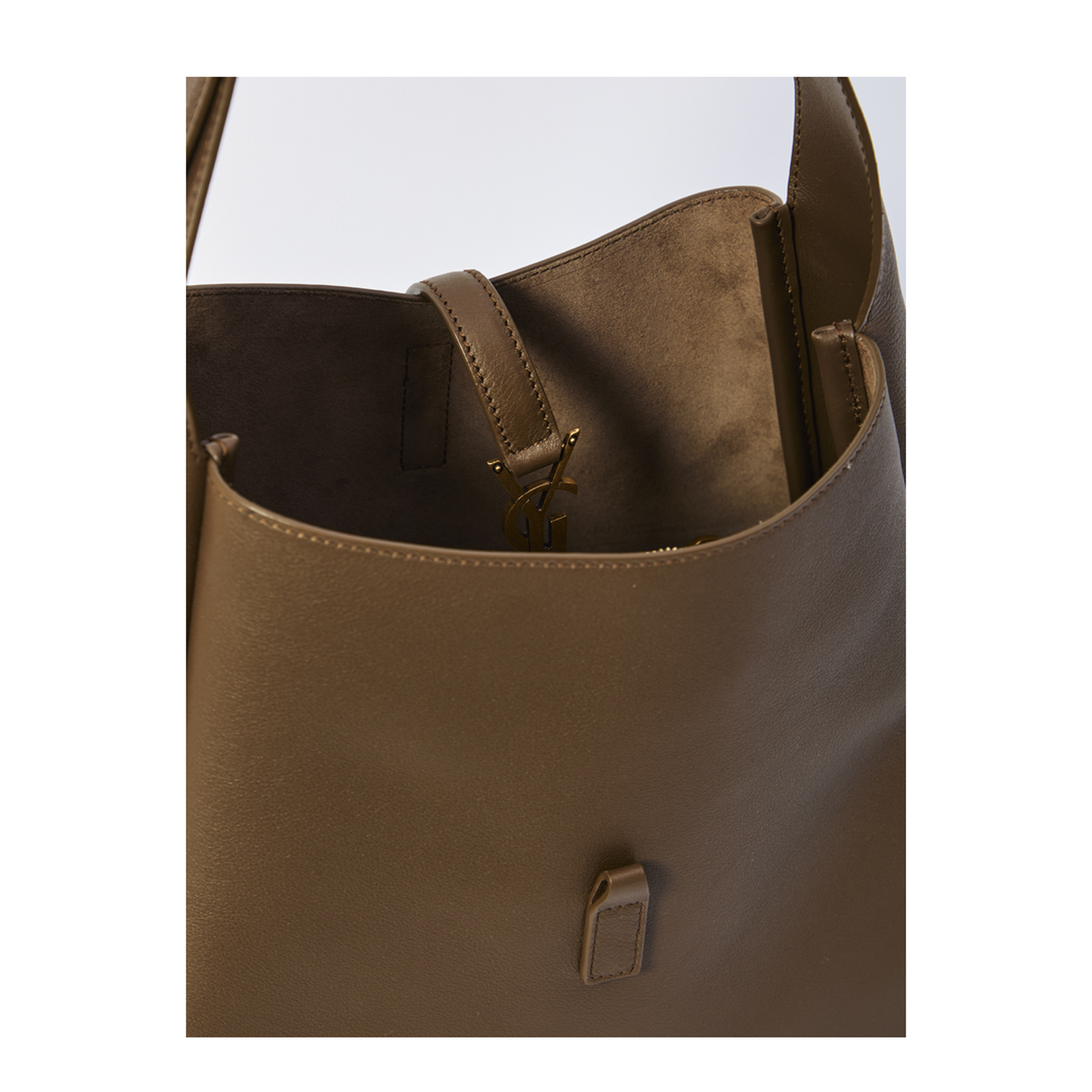 Le 5 à 7 Small Leather Shoulder Bags - Brown - Image 4