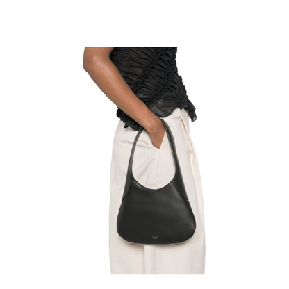 Joan Small Calfskin Hobo Bag - Black - Image 2