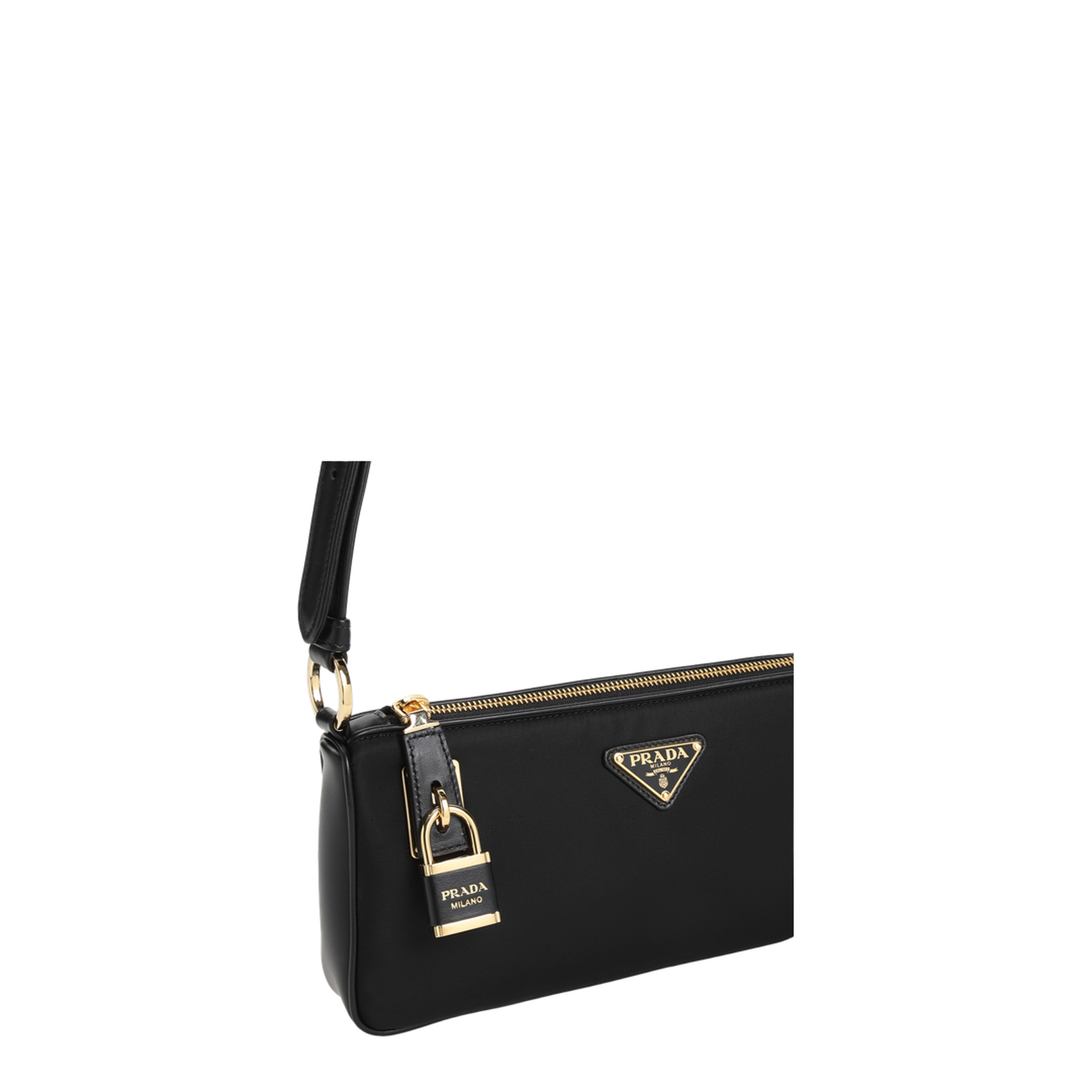 Black Re-Nylon Crossbody Bag - Image 5