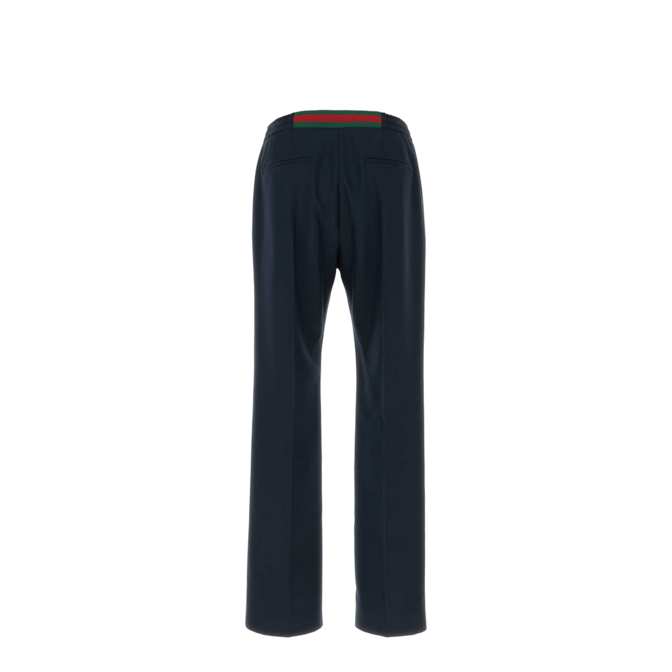 Technical Panama Sportswear Trousers in Dark Blue - Image 2