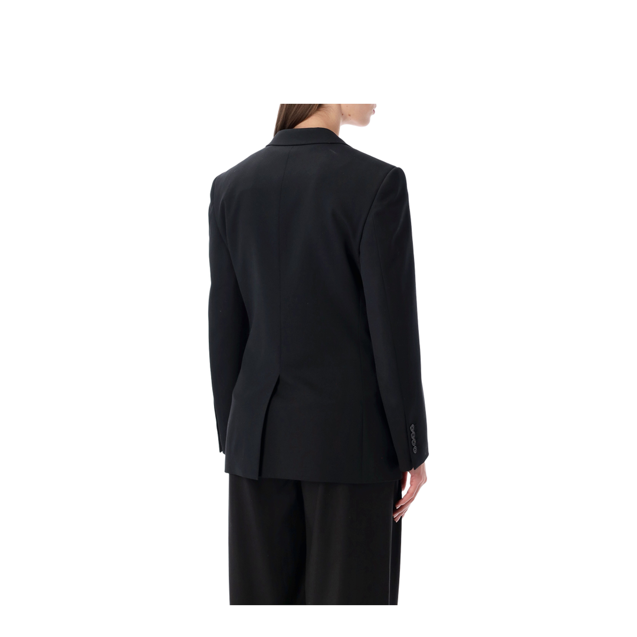 Standard Single-Breasted Tailored Blazer in Black - Image 2