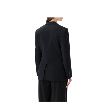 Standard Single-Breasted Tailored Blazer in Black - Image 2