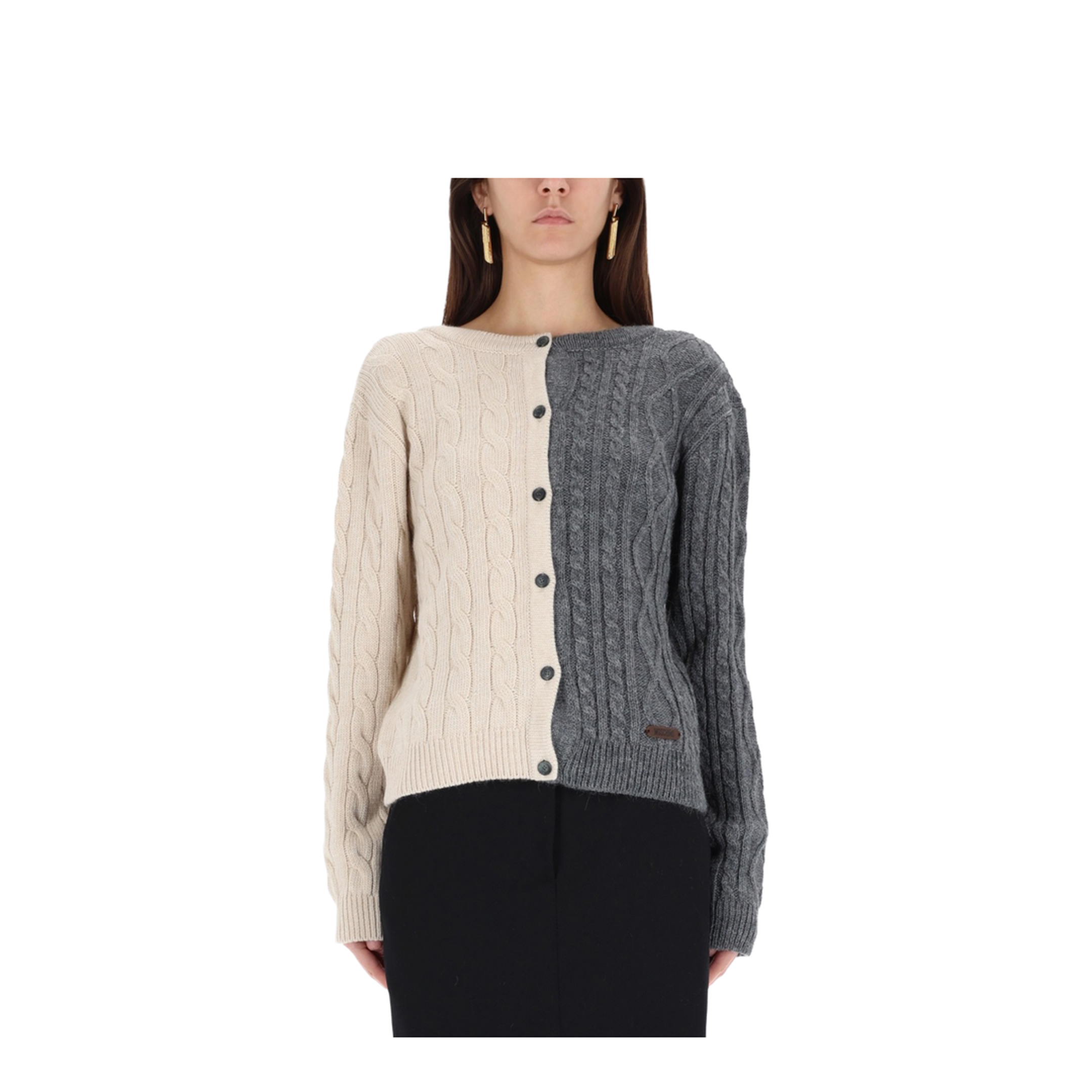 Two-Tone Cardigan - Image 1