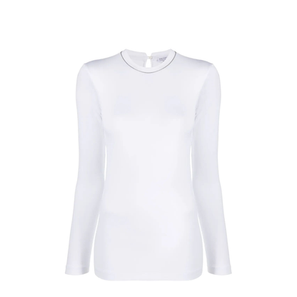 Monili Detailed Crewneck T-Shirt - Image 4
