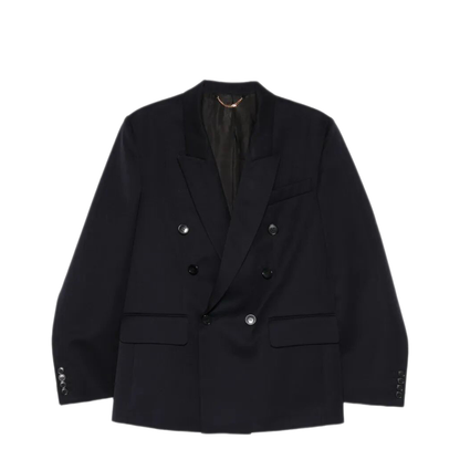 Double-Breasted Wool Tailored Jacket - Image 1