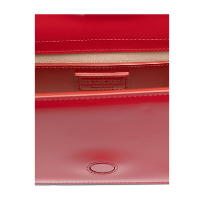 The Large Bambino Leather Top-Handle Bag - Rosso - Image 4