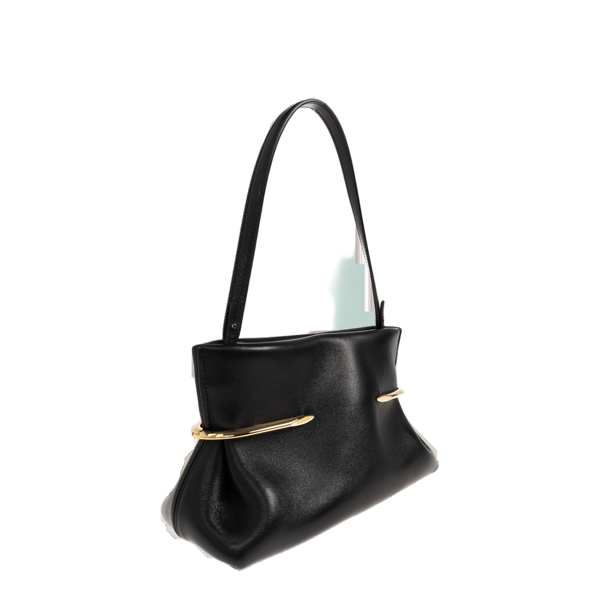 Pinch Nappa Leather Clutch - Noir - Image 4