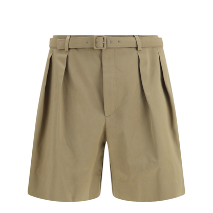 Pleated Belt Shorts - Image 1